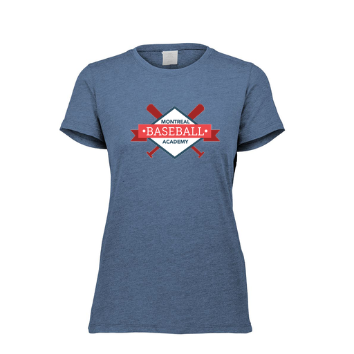 [FTSCUBNV-FAXS-LOGO1] Decker Women's Tri-Blend T-Shirt - Short Sleeve (Female Adult XS, Navy, Logo 1)