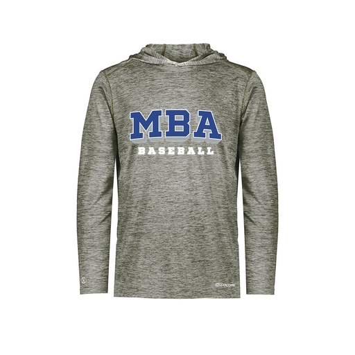 [FOLHCGGY-AS-LOGO2] Decker Men's Charge Hoodie (Adult S, Gray, Logo 2)